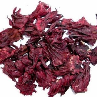 dried hibiscus flower, petals