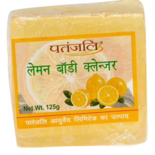 patanjali lemon body cleaner soap, lemon soap