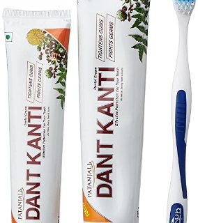 patanjali dant kanti family pack paste and brush