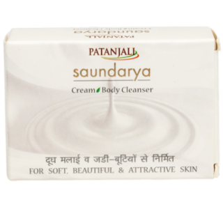 patanjali saundarya cream soap, cleanser