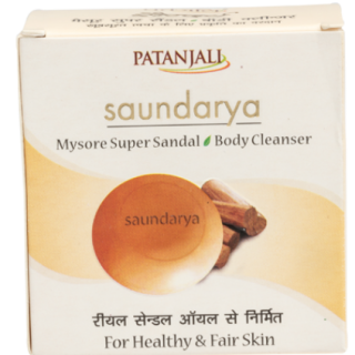 patanjali saundarya mysore sandal body cleanser, soap