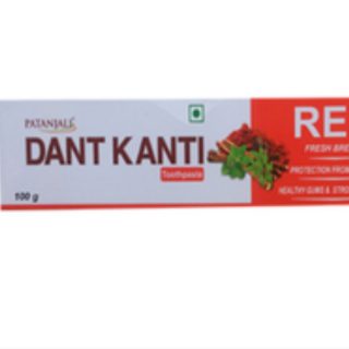 patanjali dant kanti tooth paste red