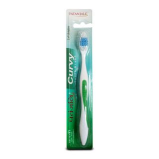 patanjali tooth brush curvy